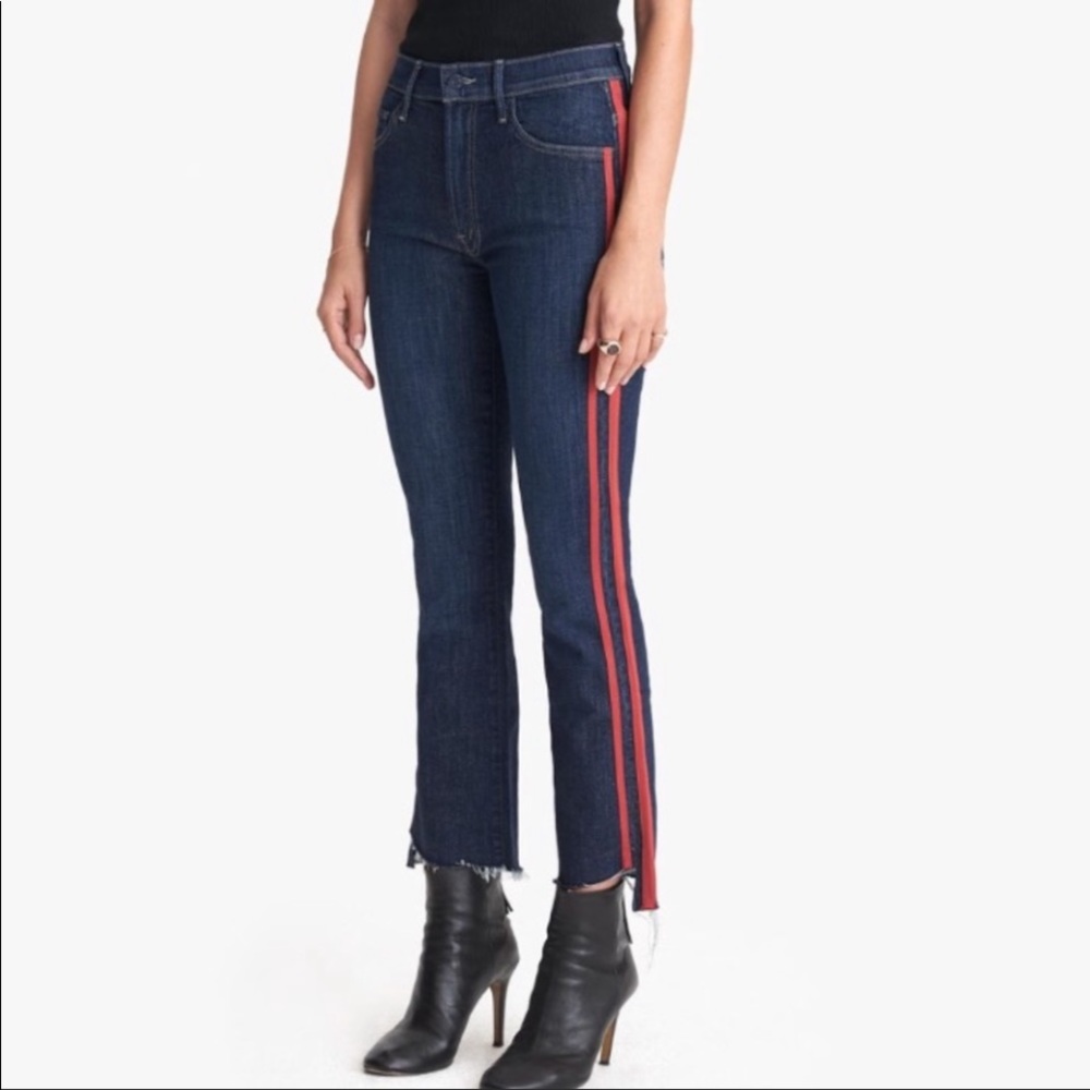 MOTHER Insider Crop Step Fray Jeans